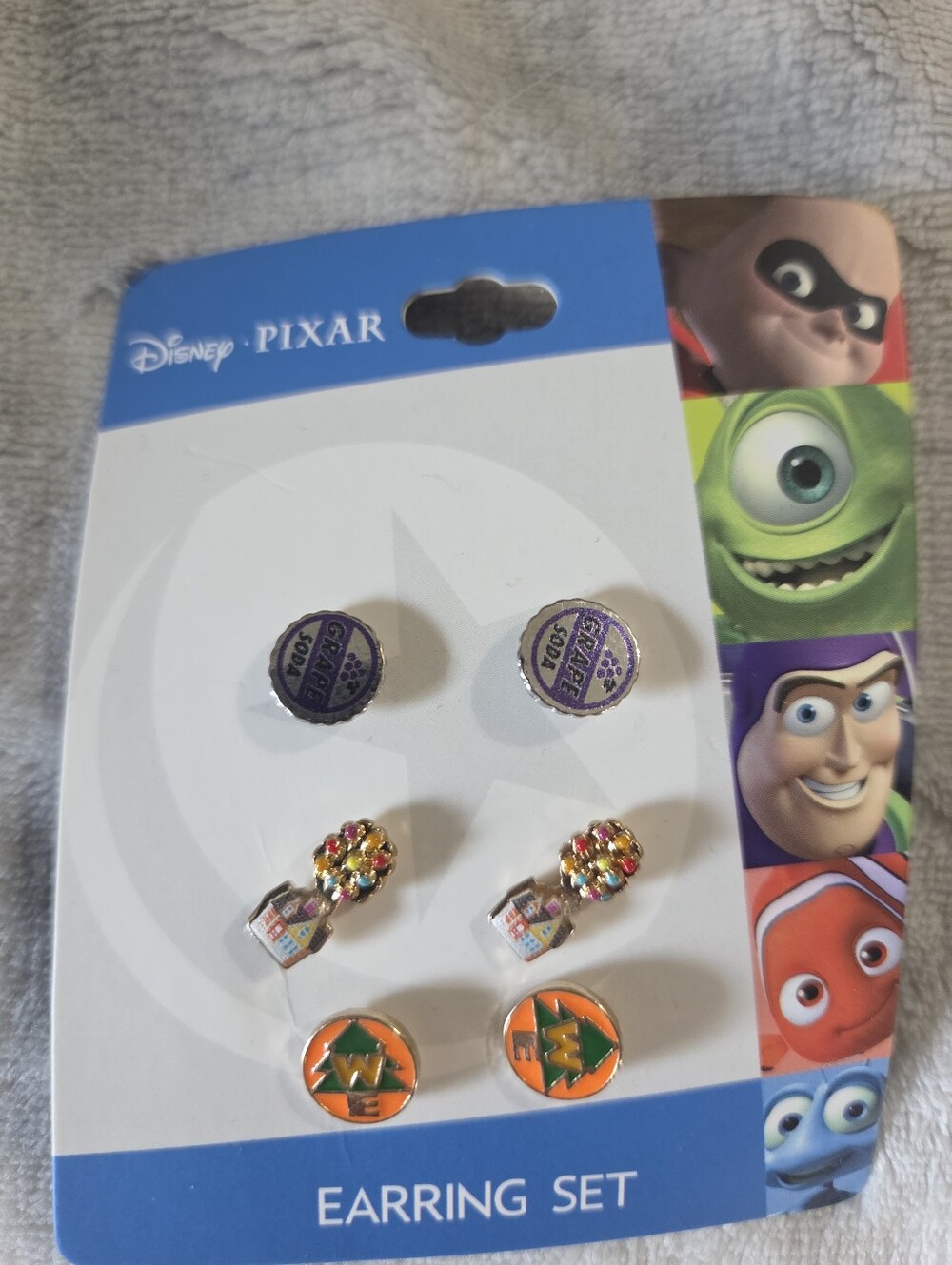Disney Pixar Kids' Multicolor Earring Set